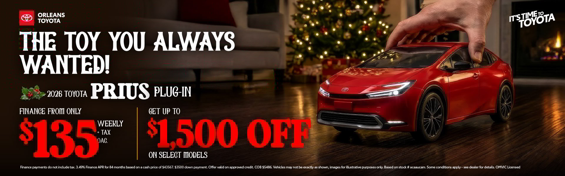 Toyota Prius at Orleans